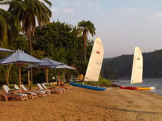 A peaceful morning beside Lake Kivu