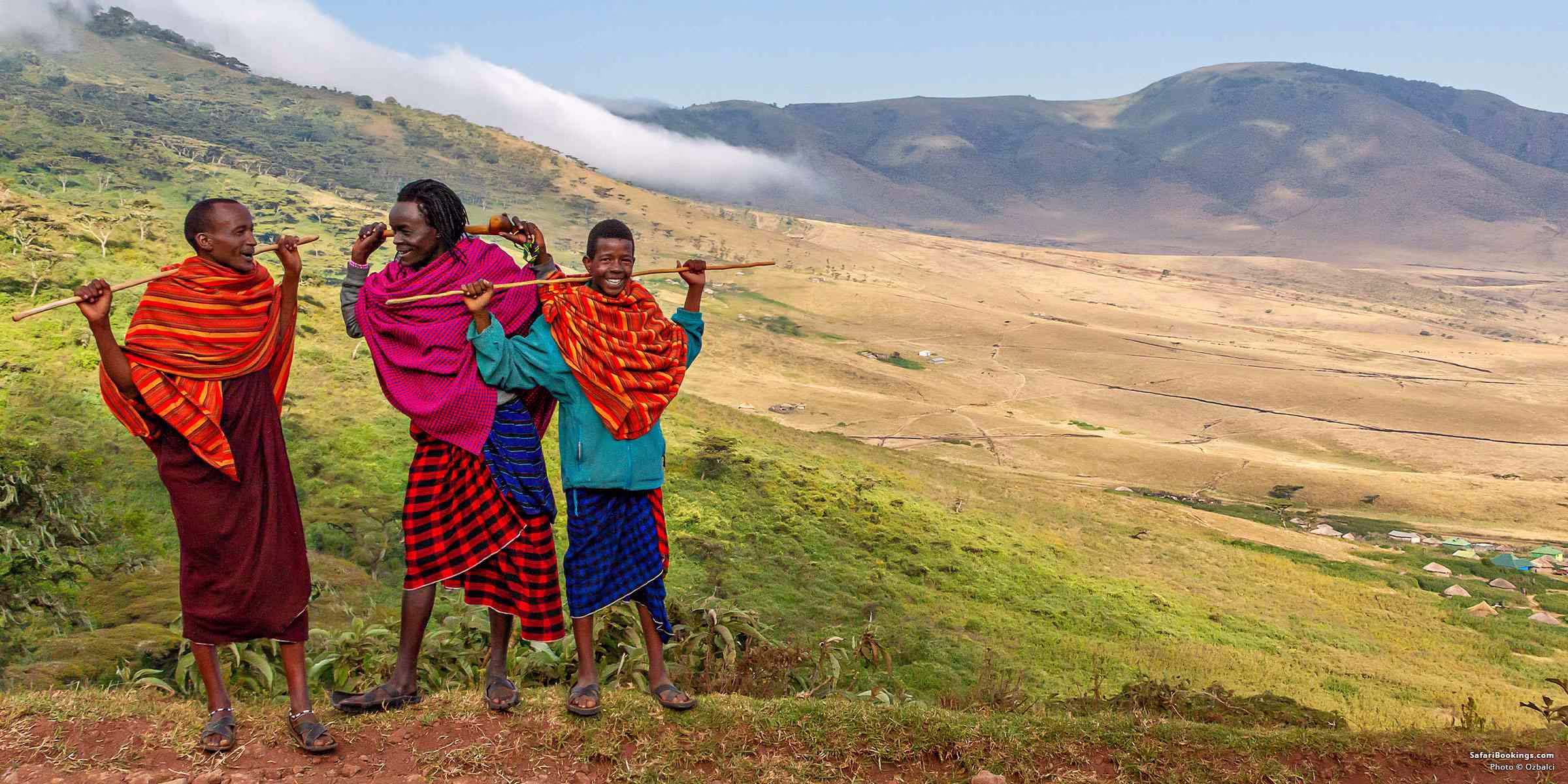 visiting the Maasai