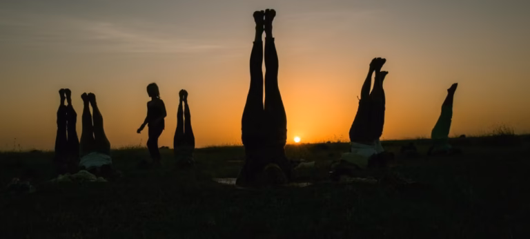 Yoga at Sunset in Kenya
