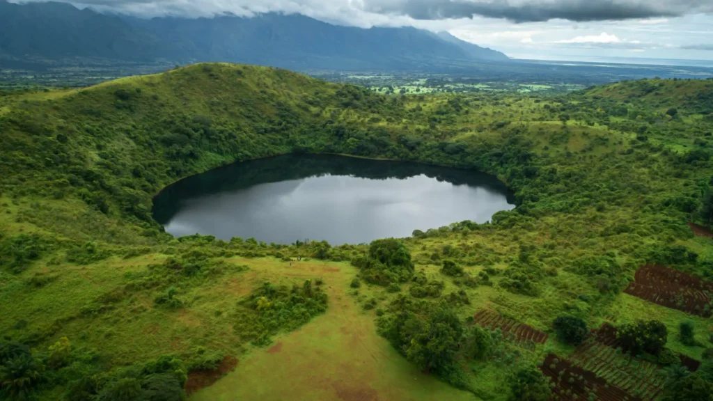 Evening in the Virunga highlands